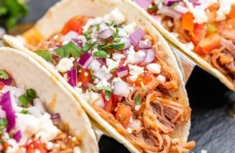 Sluggish Cooker Candy Pork Tacos